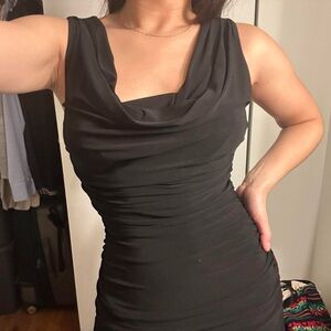 BLACK MIDLENGTH DRESS
